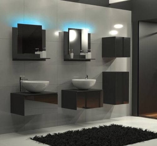 Dupla fürdőszoba bútor - Alius A37