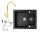 Gránit mosogató NERO Arriva + magasított arany csaptelep + dugókiemelő (matt fekete)