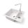 Gránit mosogató NERO Arriva + kihúzható fejes Linea csaptelep + dugókiemelő (fehér)