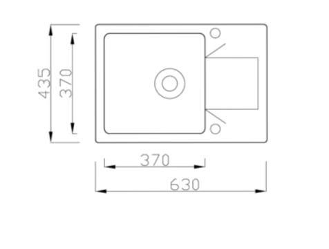 Gránit Mosogató Adria Kihúzható Shower Csappal Dugóemelővel bézs színben