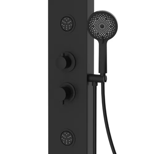Welland Neo multifunkciós zuhanypanel - fekete