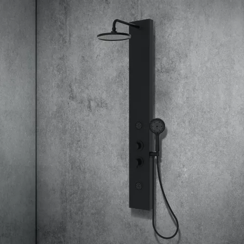 Welland Neo multifunkciós zuhanypanel - fekete
