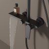 Welland 9003 3 funkciós zuhanyrendszer zuhanycsapteleppel (fekete)