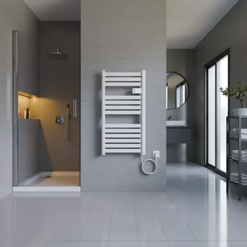 Design radiátor digitális termosztáttal - NERO Italia