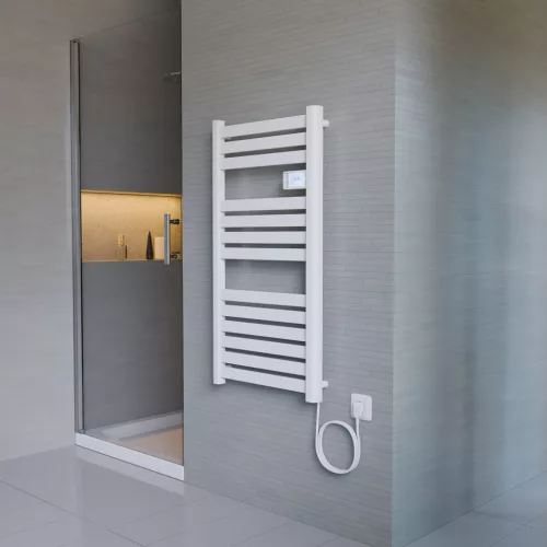 Design radiátor digitális termosztáttal - NERO Italia