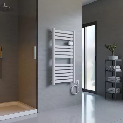 Design radiátor digitális termosztáttal - NERO Italia