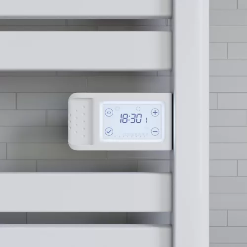 Design radiátor digitális termosztáttal - NERO Italia