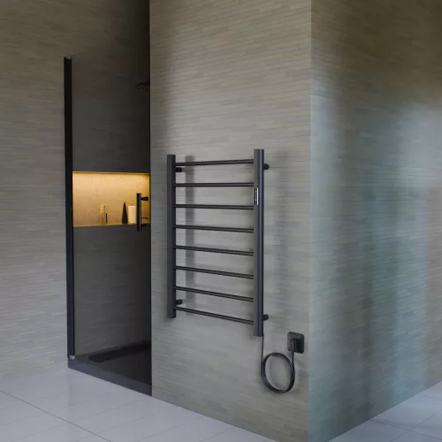 Design radiátor digitális termosztáttal - NERO Italia