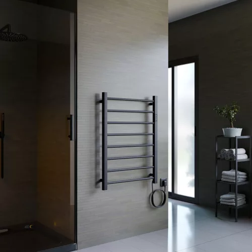 Design radiátor digitális termosztáttal - NERO Italia