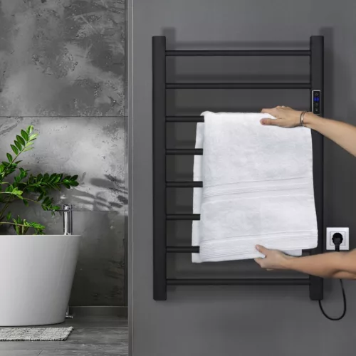 Design radiátor digitális termosztáttal - NERO Italia