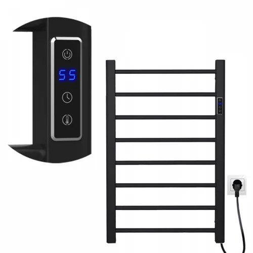 Design radiátor digitális termosztáttal - NERO Italia