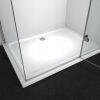 ARBO Glass prémium zuhanykabin + slim zuhanytálca + szifon - 80 x 80 cm