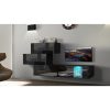 Venezia nappali szekrénysor Concept C45 - fekete