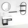 Fürdőszobabútor szett mosdókagylóval és tükörrel