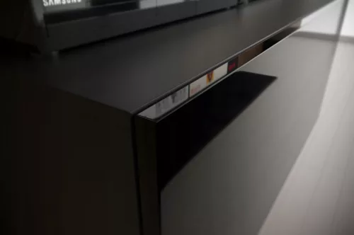 Intenso Concept-1 nappali faliszekrény sor - 240 cm (magasfényű fekete)