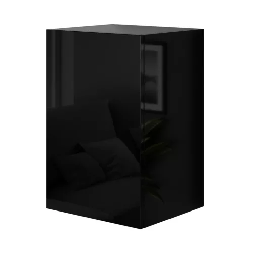 Intenso Concept-1 nappali faliszekrény sor - 240 cm (magasfényű fekete)