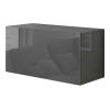 Intenso Concept-21 nappali faliszekrény sor - 240 cm - szürke