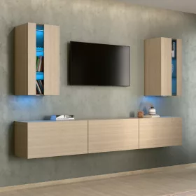 Intenso Concept-21 nappali faliszekrény sor - 240 cm - tölgy