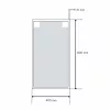 Intenso Concept-50 nappali faliszekrény sor - 200 cm (magasfényű fekete)