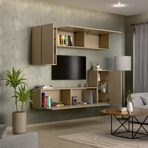 Intenso Concept-50 nappali faliszekrény sor - 200 cm
