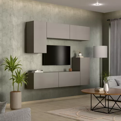 Intenso Concept-50 nappali faliszekrény sor - 200 cm