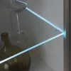 Üvegpolc megvilágító LED modul faliszekrényhez - kék