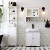 Fürdőszoba alsó szekrény / mosdószekrény 60 cm fehér színű