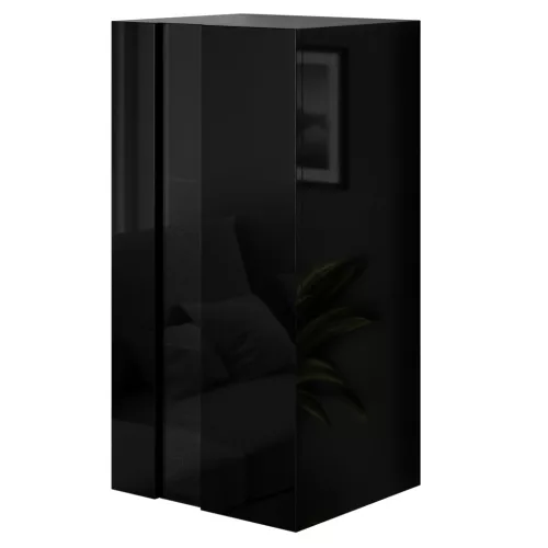 Intenso G80 faliszekrény - 40 x 80 cm (magasfényű fekete)