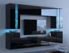 Intenso G80 faliszekrény - 40 x 80 cm (magasfényű fekete)