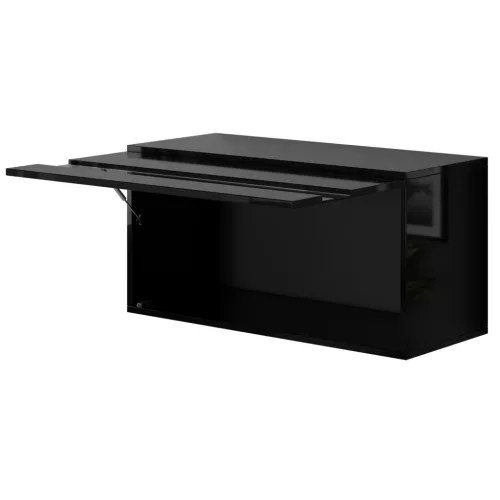 Intenso G80 faliszekrény - 40 x 80 cm (magasfényű fekete)