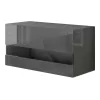 Intenso G80 faliszekrény - 40 x 80 cm (magasfényű szürke)