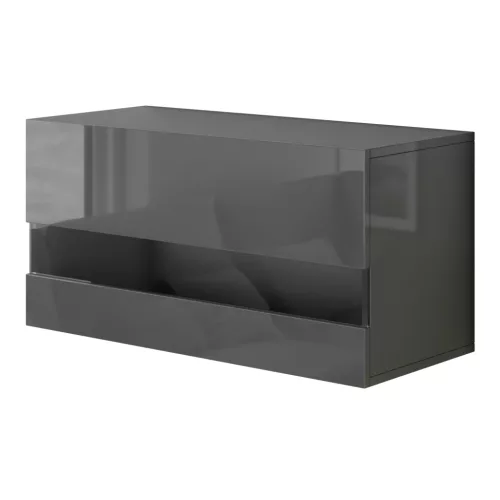 Intenso G80 faliszekrény - 40 x 80 cm (magasfényű szürke)