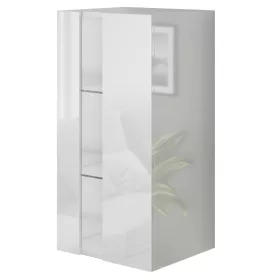 Intenso G80 faliszekrény - 40 x 80 cm (magasfényű fehér)