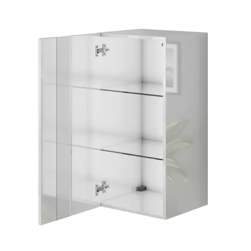 Intenso G80 faliszekrény - 40 x 80 cm (magasfényű fehér)
