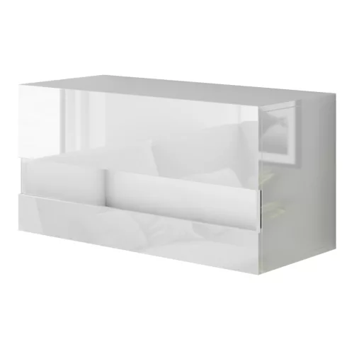 Intenso G80 faliszekrény - 40 x 80 cm (magasfényű fehér)