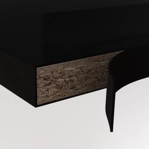Intenso S60 faliszekrény - 40 x 60 cm (magasfényű fekete)