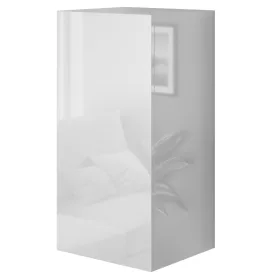 Intenso S80 faliszekrény - 40 x 80 cm (magasfényű fehér)