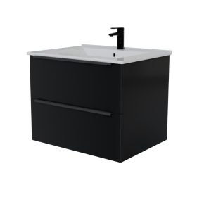   Intenso fiókos fürdőszobai mosdószekrény - 60 cm (magasfényű fekete)