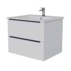   Intenso fiókos fürdőszobai mosdószekrény - 60 cm (magasfényű fehér)