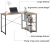 Intenso Compact íróasztal / számítógépasztal polcokkal - 120 cm