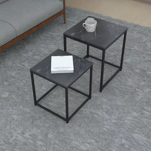 Oldalsó asztal - éjjeliszekrény szett - Intenso design