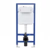 Welland Primo-Max Rimless padlóra szerelhető WC csésze + soft-close slim WC ülőke - fekete