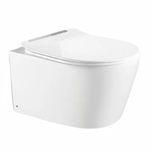 Welland Belluno Rimless fali WC + tartály króm nyomólappal