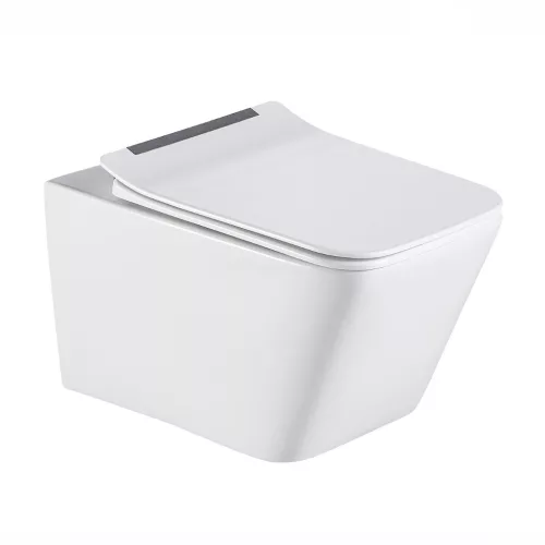 Welland Cono-Max Rimless fali WC + tartály króm nyomólappal