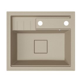 Gránit mosogató NERO Piazza-Evo + szifon