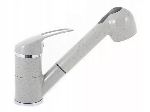 Gránit mosogató Shower csaptelep dugókiemelő (szürke)