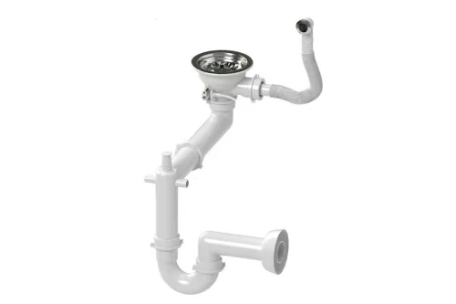 Gránit mosogató Grande  zuhanyfejes Shower csaptelep adagoló (fehér)