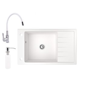 Granit-Mosogato-NERO-Grande-Flexi-csaptelep--adagolo-feher