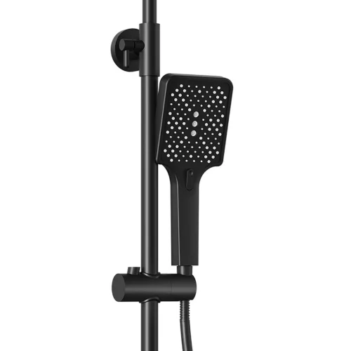 Welland C66 zuhanyrendszer csapteleppel - fekete