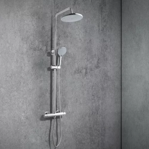 Welland C61 zuhanyrendszer csapteleppel - króm